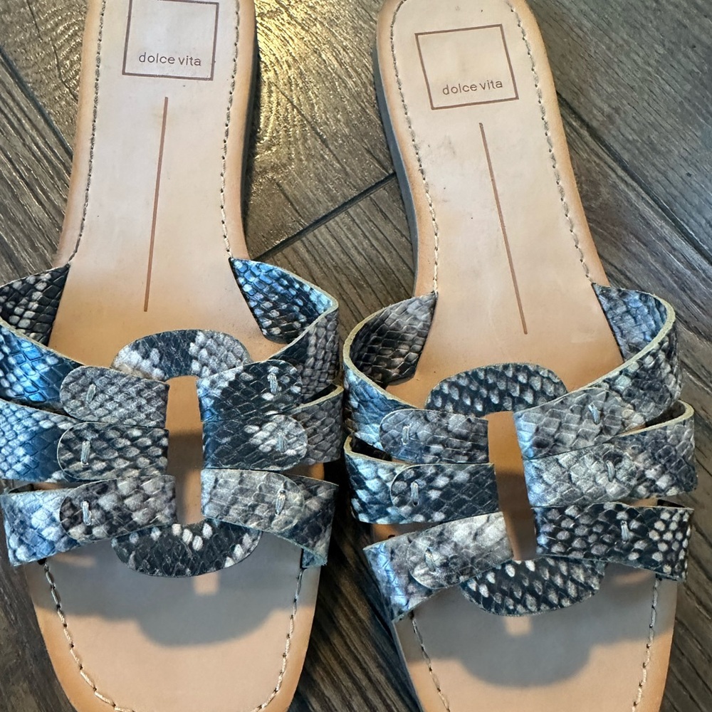 Dolce Vita Snakeskin Pattern Sandals